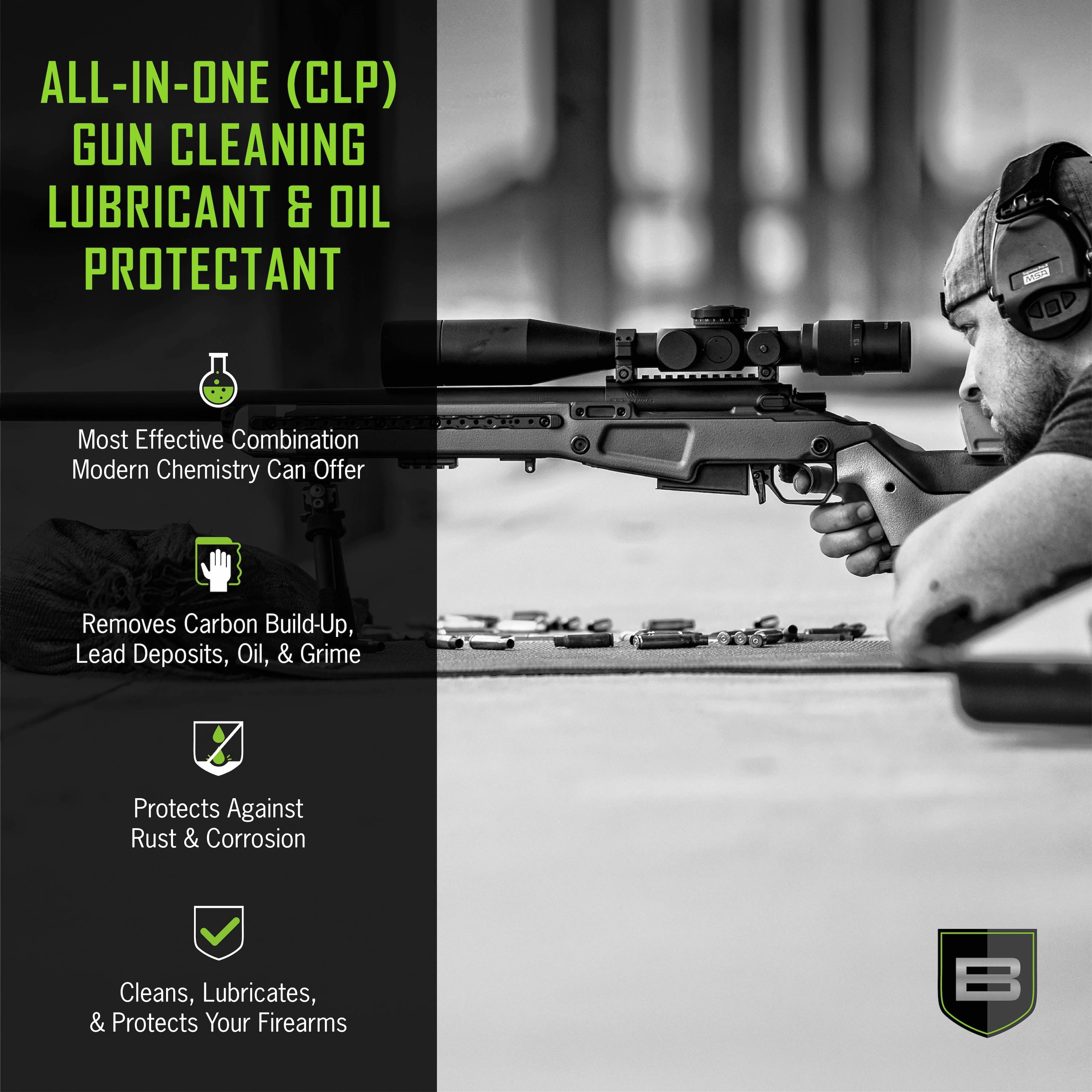 Breakthrough Clean Technologies® Battle Born Bio-Synthetic All-In-One (Clp) Cleaner, Lubricant, & Protectant, 1-Gallon Can