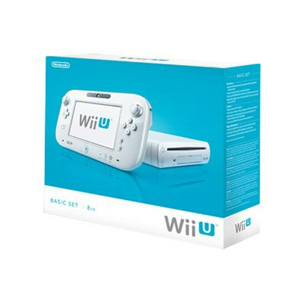 Nintendo Wii U Basic Set Game Console Full Hd 1080i Hd 480p 480i White Walmart Com Walmart Com