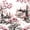 Japanese 04, variant on Manfei Anime Geisha Queen Comforter Set for Teens, Sakura Kimono Bedding Comforter Set, Pink Red, Pink Reversible 3pcs, 1 Comforter and 2 Pillowcases