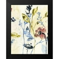 thumbnail image 2 of Goldberger, Jennifer 12x14 Black Modern Framed Museum Art Print Titled - Flowing Stems II, 2 of 5