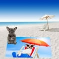 thumbnail image 6 of Zatoumnr Dog Themed Beach Towel, 30x60in Large Size, Quick Dry, Absorbent, Lightweight, Sand Free Bath Towels Perfect for Beach and Pool, 6 of 7