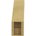 thumbnail image 4 of Ekena Millwork 5"W x 12"D x 16"H Merced Rough Cedar Woodgrain TimberThane Knee Brace, Primed, 4 of 6