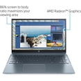 thumbnail image 4 of 2022 Newest HP Pavilion 15.6" FHD 1080P IPS Laptop, 8-Core AMD Ryzen 7-5700U(Up to 4.3GHz, Beat i7-1180G7), 32GB RAM, 1TB NVMe SSD, Numpad, HDMI, WiFi, USB-A&C, Fast Charge, Audio by B&O, Win11, 4 of 8