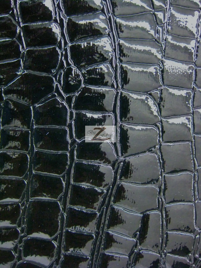 black pleather fabric by the yard