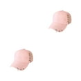 thumbnail image 4 of Guardoinrt Adjustable Belt Baseball Cap With Ring Decor Stay Fashionable And Comfortable Chain Pink 2Set, 4 of 6