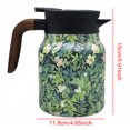 thumbnail image 2 of Té Separación Aislamiento Térmico Tetera Aislada 800ml Patrón Floral Vintage Acero Inoxidable Con Infusor para El Y Comedor, 2 of 9
