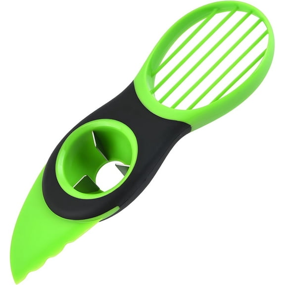 Bartans 3-in-1 Avocado Slicer Tool, Multifunctional Fruit Peeler, Cutter, Mash and Scooper 1 pack