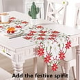 thumbnail image 6 of Luoshdecor Christmas Table Runner ,Xmas Gift,Winter Holiday Table Protecor for Xmas Dinner Home Party Decor 14.9x58 in, 6 of 6