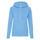 thumbnail image 1 of Fruit Of The Loom - Sudadera con capucha ajustada para mujer (Azul Cielo), 1 of 3