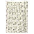 thumbnail image 2 of Bee Tablecloth, Continuous Happy Buzzing Animal Pattern on Plain Backdrop, Rectangle Satin Table Cover Accent for Dining Room and Kitchen, 60" X 84", Yellow Charcoal Grey, by Ambesonne, 2 of 2