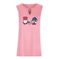 thumbnail image 4 of Birdeem Débardeur d'Été Oversize pour Femmes, Imprimé, à Col en V, Sans Manches, T-Shirt, Hauts Grande Taille, 4 of 7