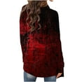 thumbnail image 4 of UVEASISHA Women's Halloween Pumpkin Cardigan Long Sleeve Open Front Casual Outwear Coat Lightweight Kimono Cardigans Multicolor L, 4 of 7