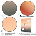 thumbnail image 3 of Designart "Cosmic Harmony Of The Peach Pluto" Our Solar System Floater Framed Canvas Wall Art, 3 of 5