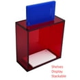 thumbnail image 5 of T'z Tagz New 3x3x2 Dark Red Acrylic Display Riser Box Cube Pedestal Stand, 5 of 5