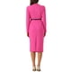 thumbnail image 3 of Vestido Sheath Chic Inspire para Mujer con Cuello Alto, Vestido Bodycon de Trabajo en Rosa Fucsia, 3 of 6