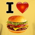 thumbnail image 3 of CafePress - Cheeseburger Love T Shirt - Men's Classic Graphic T-Shirt, 3 of 4
