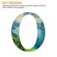 thumbnail image 4 of 17 Inch Wooden Letter,Large Blank Unfinished Wooden Alphabet Letters for Crafts, DIY Projects, Birthday, Party(Letter O), 4 of 7