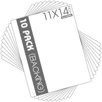 Mat Board Center, 10 Pack 11x14 White Backing Boards, Cardboard for Arts, Prints, Frames, Photos and More