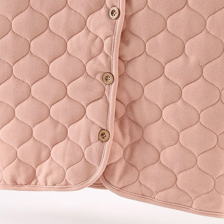 

NECHOLOGY Toddler Girls Boys Solid Warm Thick Spring Winter Sleeveless Vest Clothes Coat Outerwear for Toddler Boys Outerwear Pink 3-4 Years