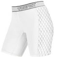 thumbnail image 2 of Youper Women's Classic Softball Sliding Shorts, Compression Padded Slider Shorts (White, Small), 2 of 4