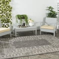 thumbnail image 2 of Safavieh Courtyard Jolyon Bordered Indoor/Outdoor Area Rug, Black/Beige, 5'3" x 7'7", 2 of 8