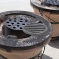 thumbnail image 4 of OULII Fire Grate For Fireplace Iron Alloy Enhanced Airflow For Indoor Use 1Pack, 4 of 8