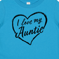 thumbnail image 4 of Inktastic I Love My Auntie in Black Chalk Heart Boys or Girls Baby T-Shirt, 4 of 5