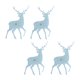 thumbnail image 1 of Bewildely 4 Uds bolsa de cubiertos de tela de Navidad lindo comedor portátil decorativo Navidad temática cuchara tenedor cubiertos soporte organizador Kits de decoración para fiestas blanco beis Bewildely HA069003-02, 1 of 6