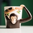 thumbnail image 2 of Taza de cerámica Fun Monkey Branch con mango de 350 ml de capacidad, 2 of 2