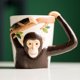 thumbnail image 2 of Taza de cerámica Fun Monkey Branch con mango de 350 ml de capacidad, 2 of 2