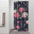 thumbnail image 2 of Pioneer Flower Floral Print Pattern Shower Curtain 36"x72" ,Bathroom Decorative Shower Curtains Set with 12 Hooks,Modern Waterproof Washable Shower Curtain, 2 of 6