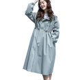 thumbnail image 1 of Lady Long Raincoat Lightweight Waterproof Reusable Hooded Raincoat For Outdoor, 1 of 1