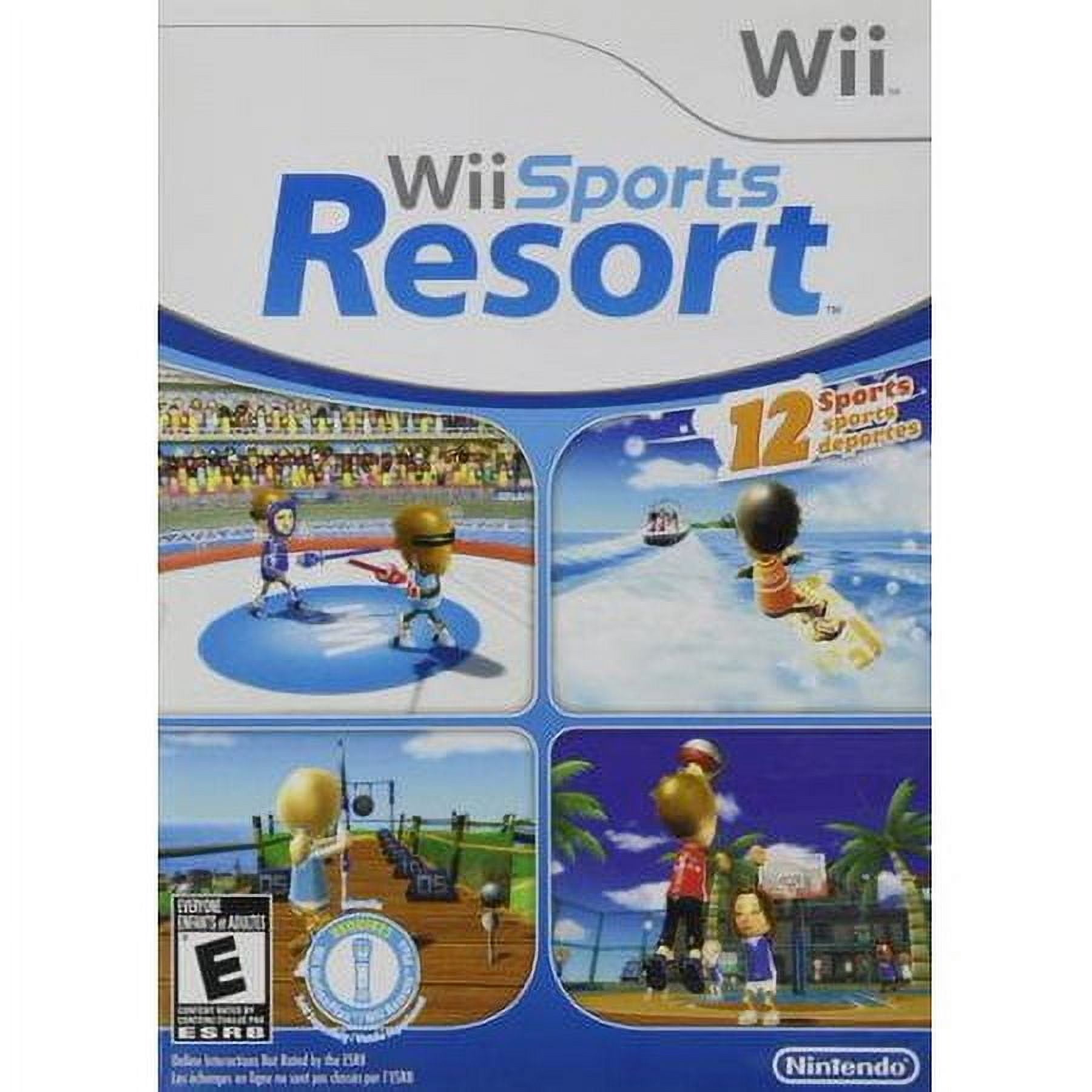 Nintendo Wii Sports Resort, White, Includes Multiple Mini Games