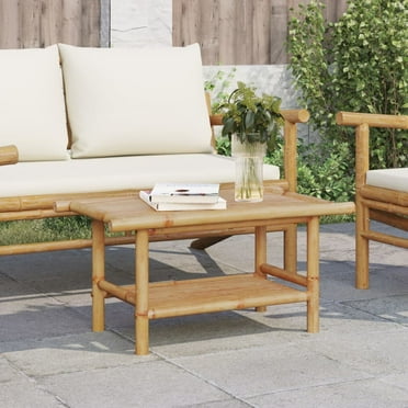 vidaXL Coffee Table Accent Living Room Bedroom Hallway Office Furniture Bamboo