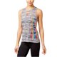 thumbnail image 1 of ¡Amor de mujer Material Girl! Camiseta sin mangas, gris, grande Material Girl Camiseta sin mangas, 1 of 2