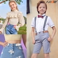 thumbnail image 2 of SUOSDEY No Buckle Stretch Belts for Kids Toddler,Boy Girl Invisible Elastic Belts for Jeans Pants, 2 of 6