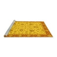 thumbnail image 2 of Ahgly Company Machine Washable Indoor Rectangle Oriental Yellow Traditional Area Rugs, 2' x 3', 2 of 4
