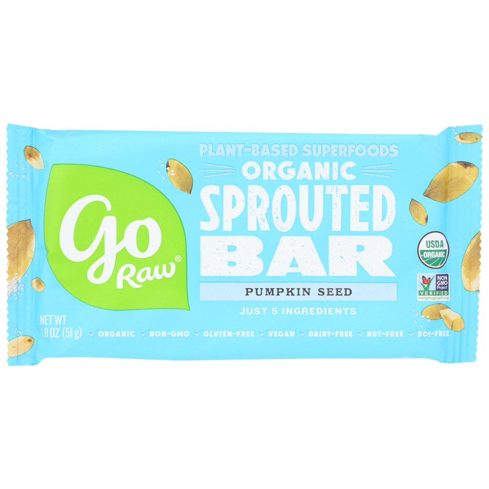 Go Raw Sprouted Bar, Pumpkin Seed, 1.8 Oz.