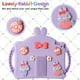 thumbnail image 3 of Funda de tableta de silicona suave de conejo bonito con correas de hombro para IPad 9th 8th 7th Generation para IPad 9th/8th/7th Generation 25,91 cm 2021 2020 2019, 3 of 4