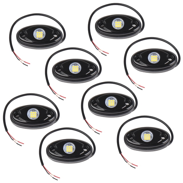 8 Packs LED Rock Lights for Trucks IP67 Waterproof Under