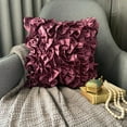 thumbnail image 3 of The HomeCentric Euro Pillow Sham, Euro Pillow Sham, Luxury Vine Euro Shams Pack of 2, 26x26 inch (65x65 cm), Satin European Shams, Solid Color, Ruffles, Modern Euro Sham Covers Easter - Vintage Vines, 3 of 10