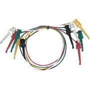 Elenco Electronics TL-21 Mini Grabber for IC Test Lead, RED, Green,Yellow,Black,White