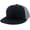 Black Charcoal, variant on Armycrew Oversize 2XL Blank Plain Structured Mesh Back Flatbill Snapback Cap