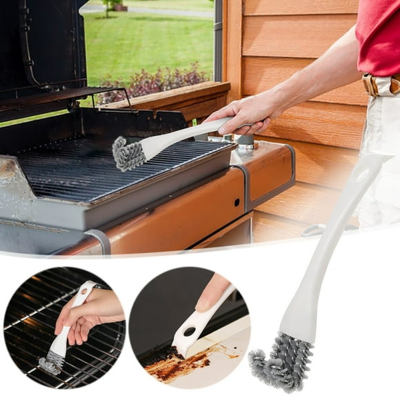 TIMIFIS Crevice Cleaning Brush BBQ Brush And Scraper, BBQ Grill Brush With Handle, BBQ Brush BBQ Cleaning Brush BBQ Grill Cleaner For Infrared Charcoal Grills pring/Summer