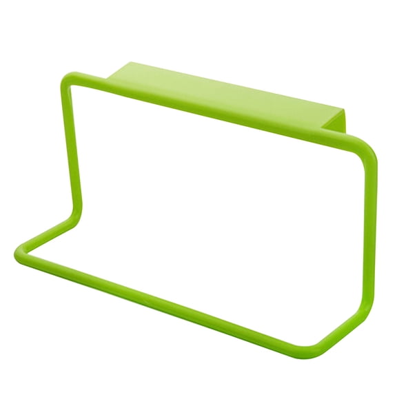 Partheme Towel Bar Kitchen Cabinet Towel Rack, Fit On Cupboard Doors for Home Kitchen Bathroom, Hand Towels, Dish Towels and Tea Towels, Green