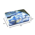 thumbnail image 3 of Caja de Almacenamiento de Metal DAHO Noche Estrellada con Bisagra para Oficina, Escuela, Hogar, Maqu, 3 of 6