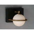 thumbnail image 4 of 21601SWBKGLD Maxim Lighting Revolve-1 Light Bath Vanity-5.5 inches high, 4 of 4