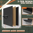 thumbnail image 6 of Tall Dresser for Bedroom with 12 Drawers, Chests of Drawers, Fabric Dresser for Bedroom, Closet, Fabric Storage Dressers with Drawers, Steel Frame, Rustic Brown Wood Grain Print, 6 of 6
