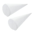 Homemaxs Cone Conescraft Styrofoam Crafts Diy White Children