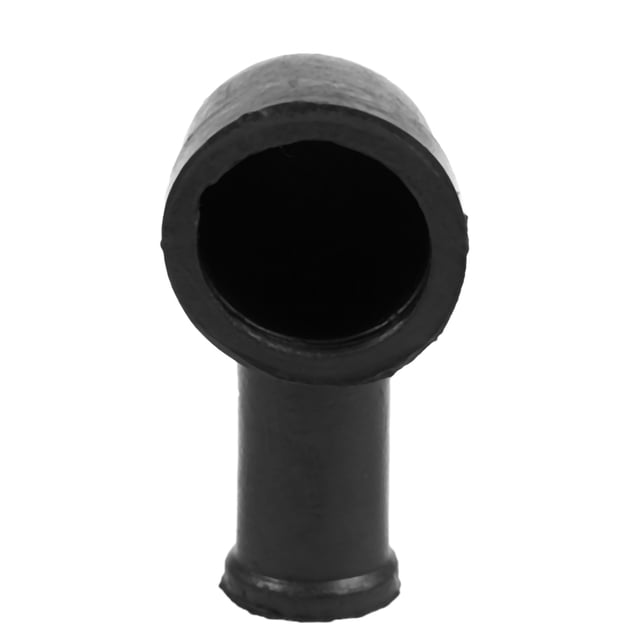 24 Pcs 15mm x 8mm Black Smoking Pipe Shaped PVC Battery Terminal Insulating Covers Boots